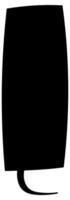 Silhouette of a speech bubble against a textured dark background vector