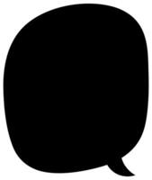Creative blank speech bubble for storytelling use vector