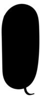 vertical speech bubble against a light background indoors vector
