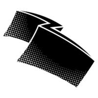 Hand drawn thunderbolt design with dynamic energy and style vector