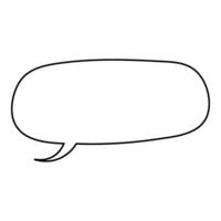Empty speech bubble ready for creative use in designs vector