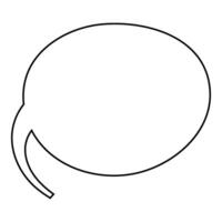 Empty speech bubble ready for dialogue or comic use vector