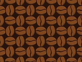 coffee beans seamless pattern vector