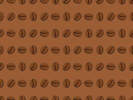 coffee beans on brown background vector