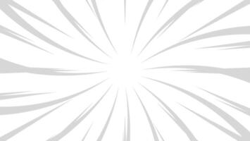 white and grey comic exploding lines background vector