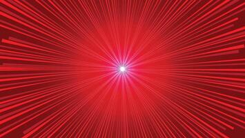 abstract red speed lines background with glowing light decoration vector