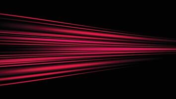 red speed lines on black background. abstract futuristic decorative dynamic laser light vector