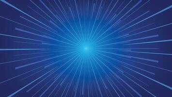 futuristic blue speed lines background vector