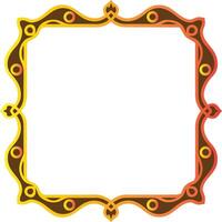border frame golden vector