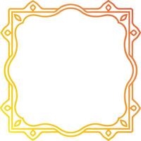 golden border frame vector