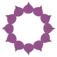 Fall elements frame with figs vector