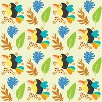 Toucan fabric by jessicajones on spoonflower - custom fabric vector