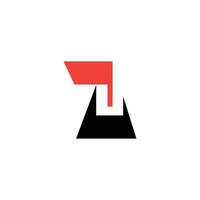 Custom ZU or UZ Lettermark Logo for Unique Brand Identity vector