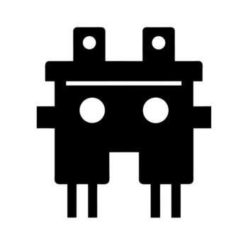 Optocoupler Silhouette Drawing vector