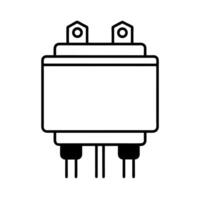IGBT Insulated Gate Bipolar Transistor Drawing vector