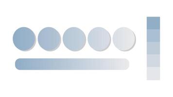 Abstract gradient background with Blue Gray and Pewter color palette. Abstract illustration with gradient blur design. Blurred colored abstract background. Colorful gradient illustration vector