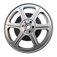 A movie reel on a transparent background png