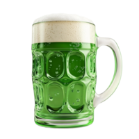 Beer Mug With Green Liquid Isolated On Transparent Background png