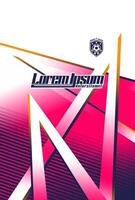 Modern Pink Gradient Football Jersey Template with Abstract Lines and Club Logo vector
