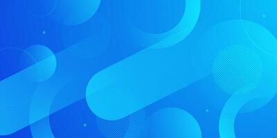Abstract bright colorful dynamic blue circle pattern background. Trendy shapes geometric pattern design. vector