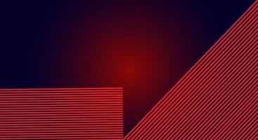 Modern Abstract Red Line Pattern on Dark Gradient Background for Graphic Design vector
