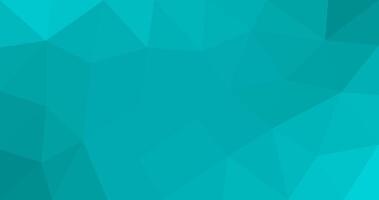 Teal abstract Triangle background Geometric with gradient illustration Low Polygon Design vector