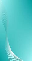 abstract background with wavy lines in Teal and white Gradient Book Cover Design vector