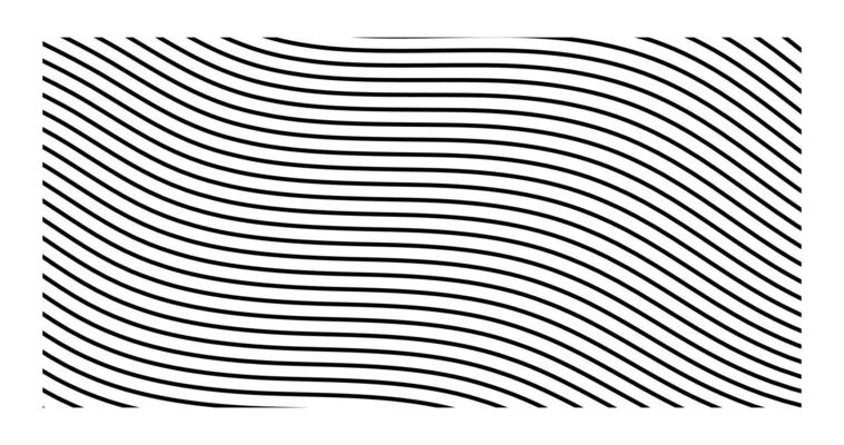 Horizon Abstract wavy Curved lines element illustration Parallel Design