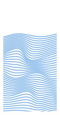 Horizon Blue Wave Lines Curvy stripes on Vertical Background illustration Chaotic concept