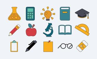 Modern Education and Learning Graphic Pack vector