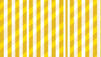 A yellow and white striped background with diagonal lines vector