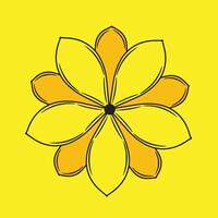 honeycomb delicious flower isolated vector