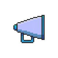 Pixel art Director Megaphone game asset design vector