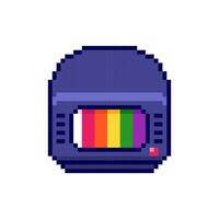 Pixel art a Television game asset design vector