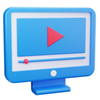 3D Icon Lesson E-learning Screen png