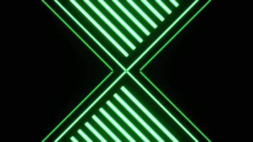 Yellow and Green Geometric Neon Background VJ Loop in 4K video