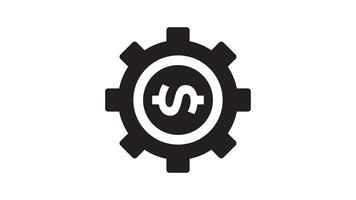 Financial management or money management icon, ideal for business, investment and optimization concepts. video