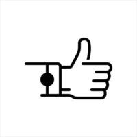 Solid icon like vector