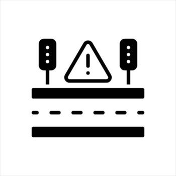 Solid icon work-in-progress vector