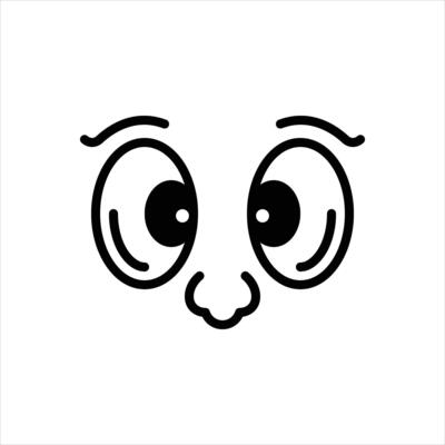 Solid icon looking-at