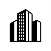 Solid icon office vector