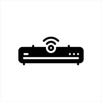Solid icon wifi vector