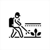 Solid pest-control icon vector