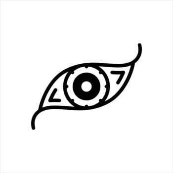 Solid icon visual vector