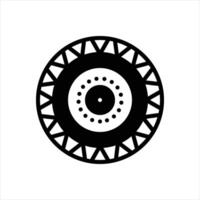 Solid icon viewer vector