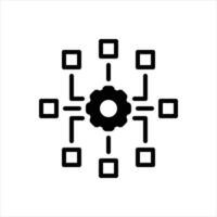 Solid icon framework vector