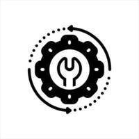 Solid icon restore vector