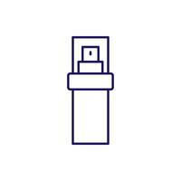 Cosmetic Bottle Outline Image for Graphic and Web Design, Apps, Adverts, Various Cards vector