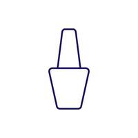 Cosmetic Bottle Outline Simple Linear Image Collection. Editable Stroke. Perfect for Web Sites, Books, Cards, Apps vector