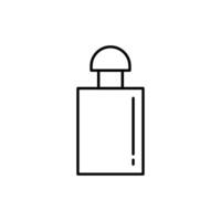 Line Illustration of Perfume for Graphics, Concept, Apps vector